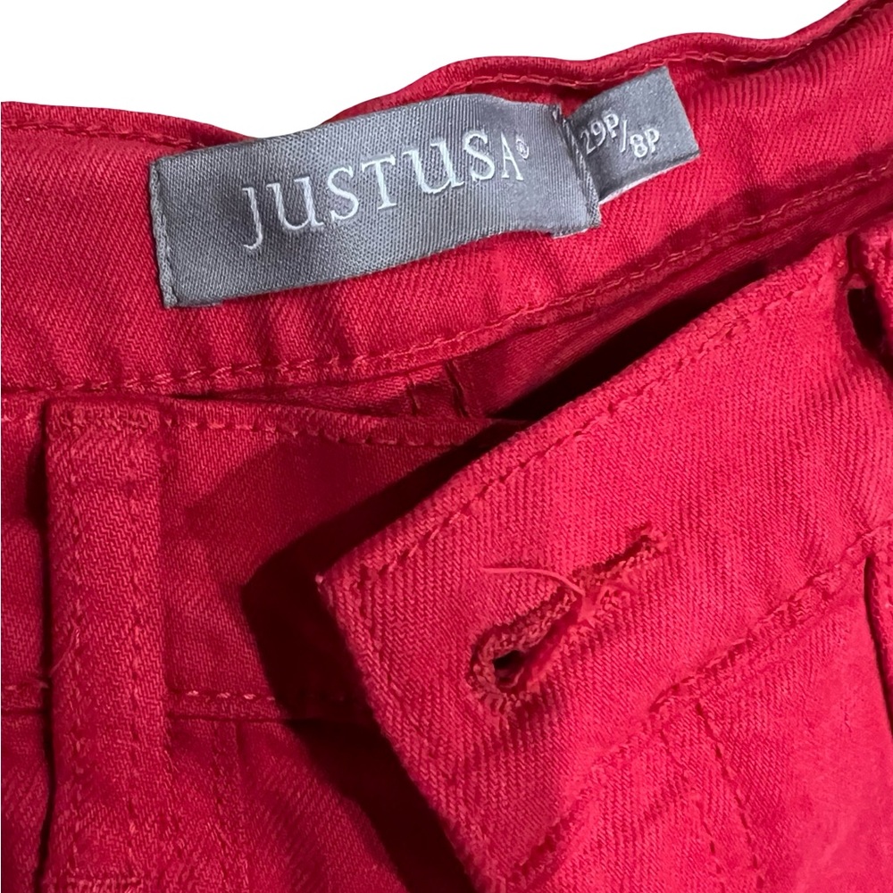 Petite Red Pants - Picture 2 of 3